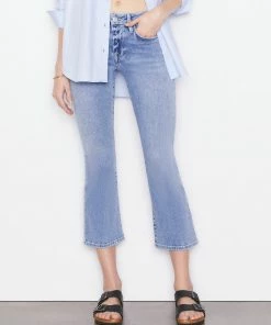 Frame-denim Women Le Crop Mini Boot -- Jadite