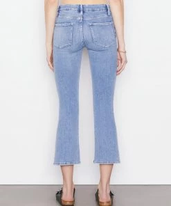 Frame-denim Women Le Crop Mini Boot -- Jadite