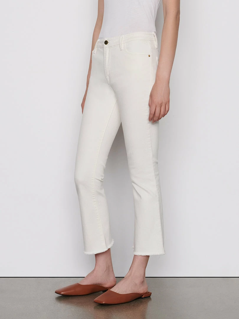 Outlet π Frame-denim π© Women Le Crop Mini Boot Raw Fray -- Au Natural β 3 Frame-denim Women Le Crop Mini Boot Raw Fray -- Au Natural