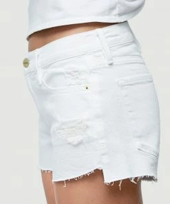 Discount π Frame-denim Le Cut Off Tulip Hem -- Blanc Rookley π© Women β 10 Frame-denim Le Cut Off Tulip Hem -- Blanc Rookley Women