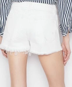 Frame-denim Le Grand Garcon Short -- Blanc