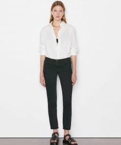 Frame-denim Women Le Garcon -- Noir