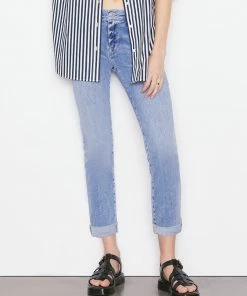 Frame-denim Women Le Garcon -- Jadite