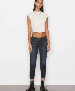 Frame-denim Le Garcon Crop -- Covant