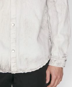 Frame-denim Men Denim Shirt -- Calverton