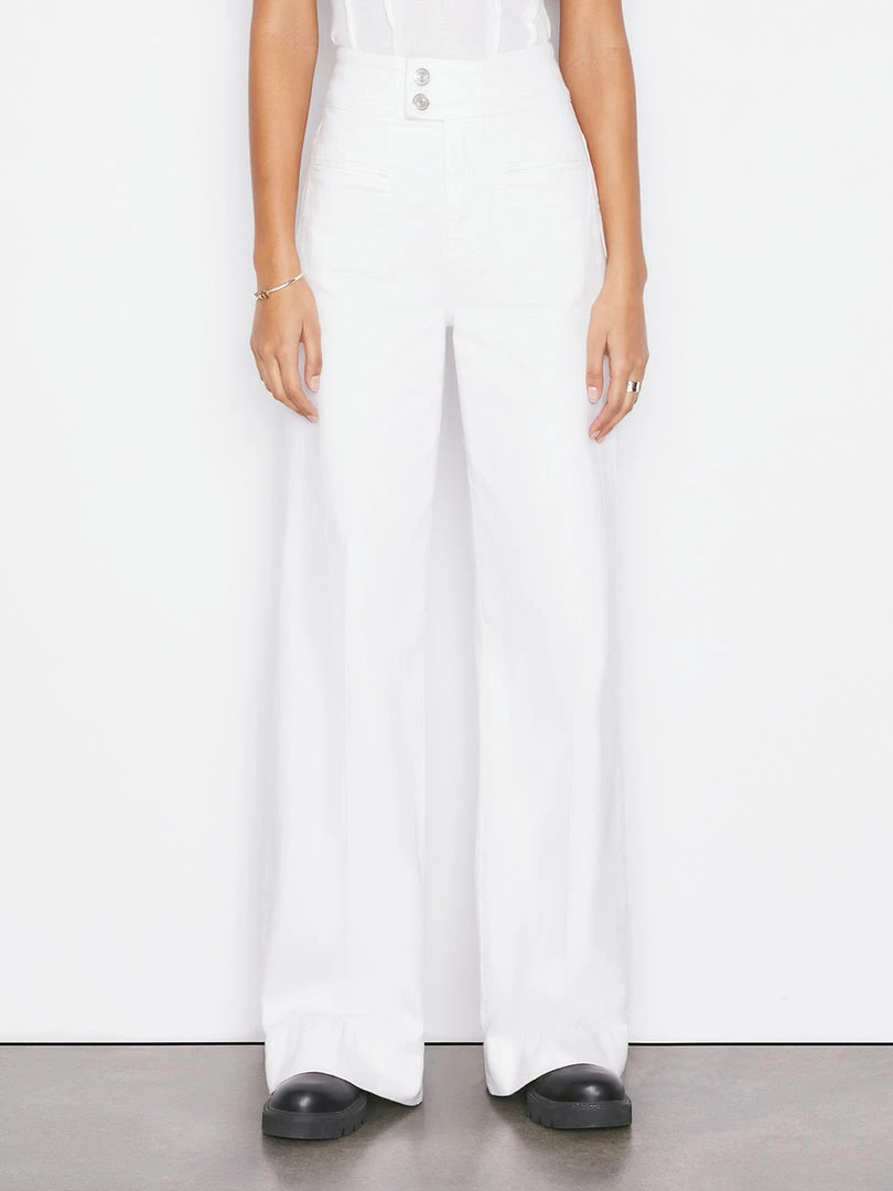 Outlet π₯° Frame-denim Le Hardy Wide Leg -- Blanc 𧨠1 Frame-denim Le Hardy Wide Leg -- Blanc