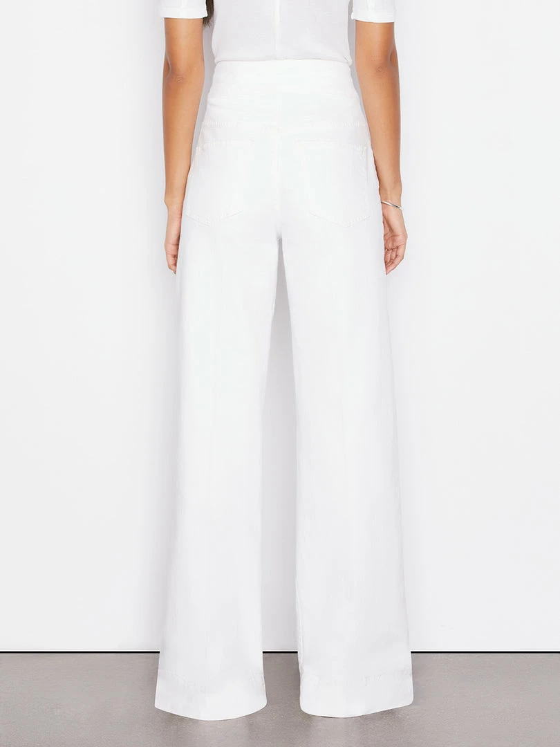 Outlet π₯° Frame-denim Le Hardy Wide Leg -- Blanc 𧨠5 Frame-denim Le Hardy Wide Leg -- Blanc
