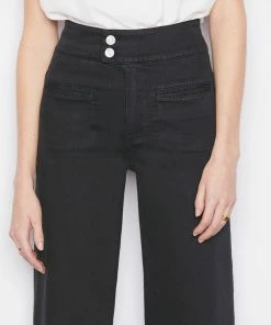 Wholesale π Frame-denim π© Women Le Hardy Wide Leg -- Film Noir π 7 Frame-denim Women Le Hardy Wide Leg -- Film Noir