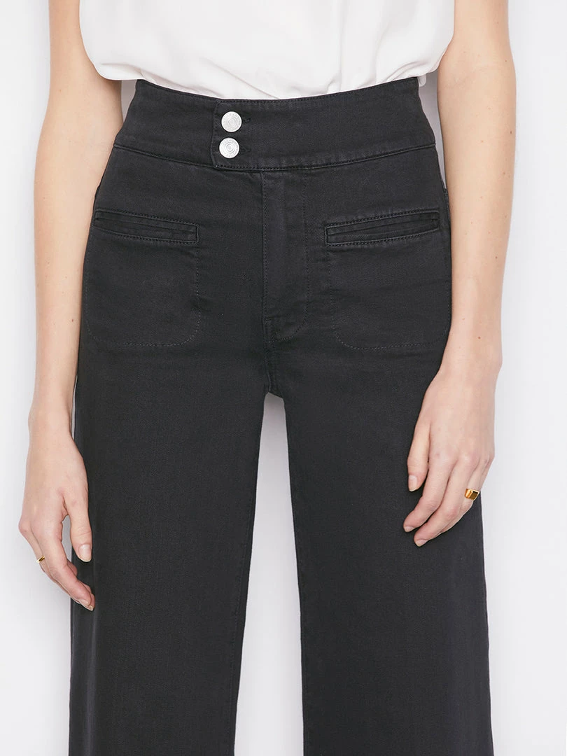 Wholesale π Frame-denim π© Women Le Hardy Wide Leg -- Film Noir π 3 Frame-denim Women Le Hardy Wide Leg -- Film Noir
