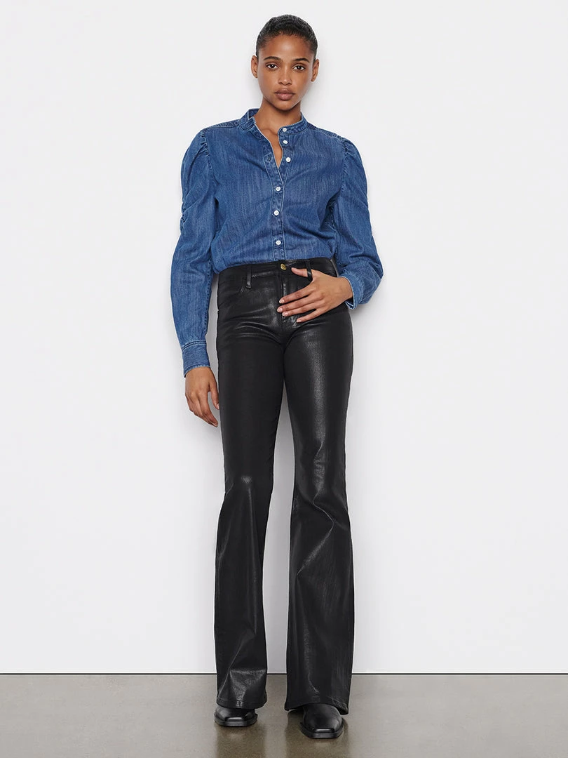 Buy π Frame-denim Le High Flare -- Noir π© Women π₯° 2 Frame-denim Le High Flare -- Noir Women