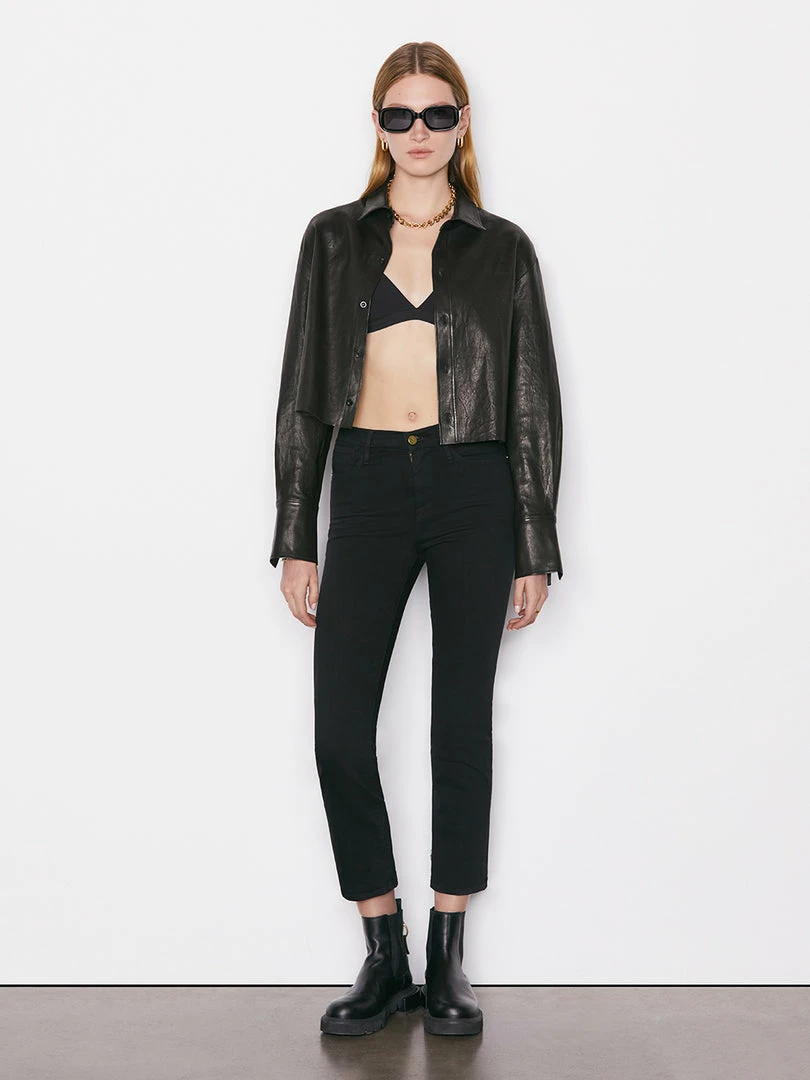 Best deal ❤️ Frame-denim Le High Straight -- Film Noir ❤️ 2 Frame-denim Le High Straight -- Film Noir