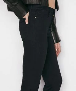 Best deal ❤️ Frame-denim Le High Straight -- Film Noir ❤️ 13 Frame-denim Le High Straight -- Film Noir