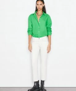 Frame-denim Le High Straight -- Chalk White Women