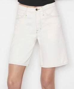 Frame-denim Women Le Italien Bermuda Short -- Blanc