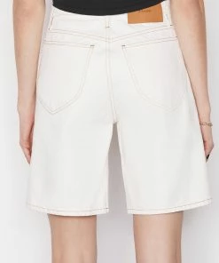 Frame-denim Women Le Italien Bermuda Short -- Blanc