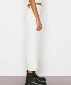 Frame-denim Le Italien Wide Crop -- Blanc