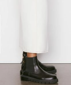 Frame-denim Le Italien Wide Crop -- Blanc