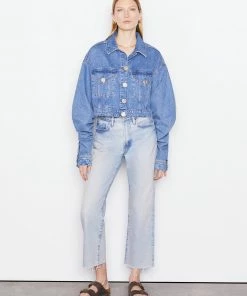 Frame-denim Women Le Jane Crop -- Luster