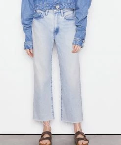 Frame-denim Women Le Jane Crop -- Luster