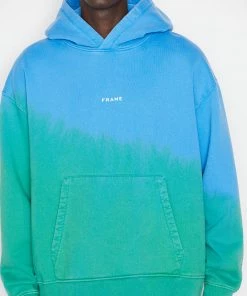 Best Sale π Frame-denim Frame Tiedye Hoodie Sweatshirt -- Le Blue / Pop Green π₯° 7 Frame-denim Frame Tiedye Hoodie Sweatshirt -- Le Blue / Pop Green