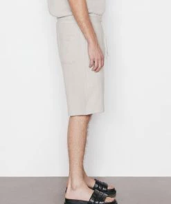 Frame-denim Sweatshort -- Grey Green Men