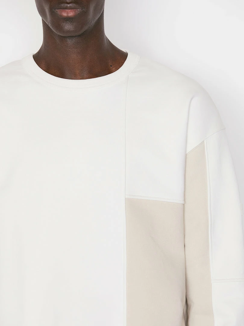 Best reviews of π Frame-denim Men Blocking Sweatshirt -- Milk Beige π 5 Frame-denim Men Blocking Sweatshirt -- Milk Beige