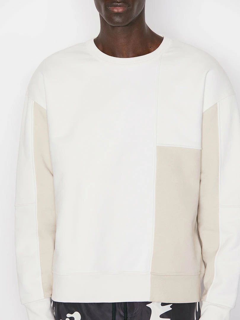 Best reviews of π Frame-denim Men Blocking Sweatshirt -- Milk Beige π 6 Frame-denim Men Blocking Sweatshirt -- Milk Beige