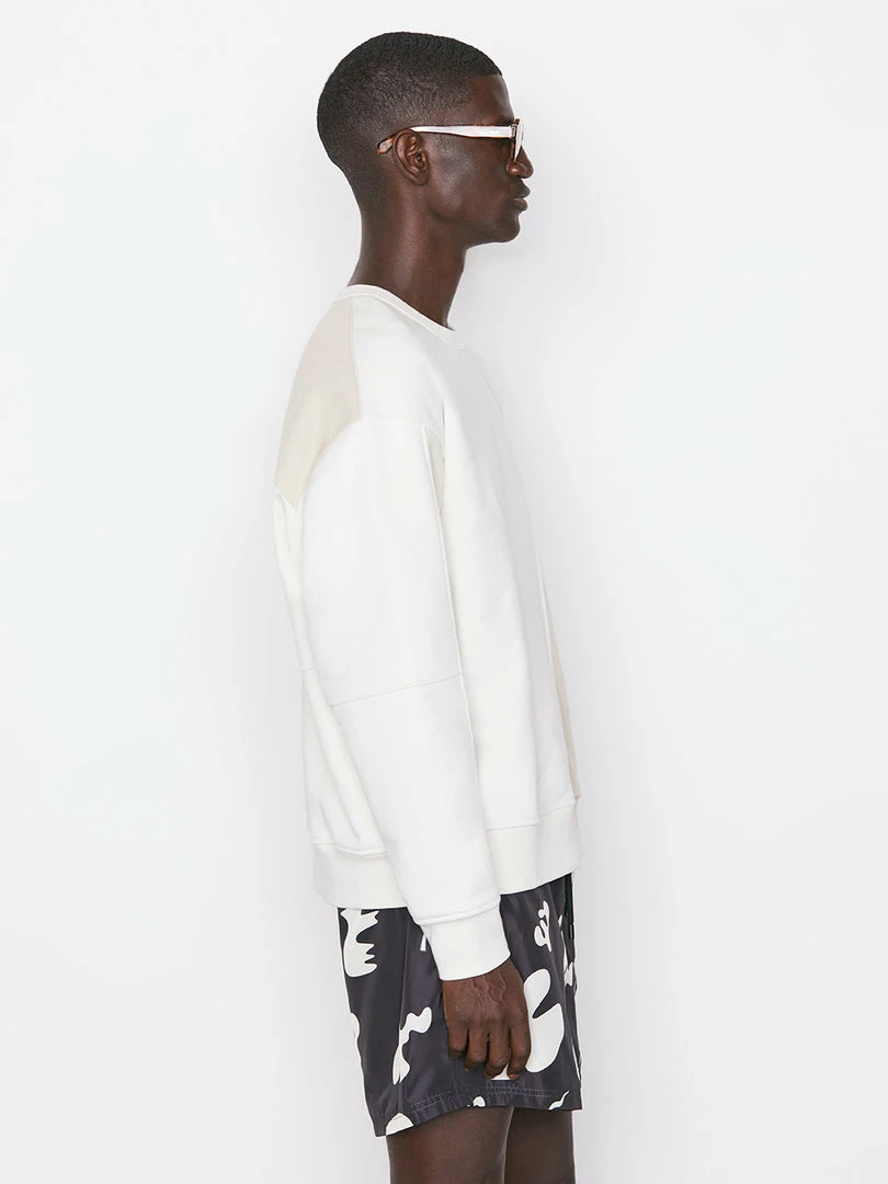 Best reviews of π Frame-denim Men Blocking Sweatshirt -- Milk Beige π 3 Frame-denim Men Blocking Sweatshirt -- Milk Beige