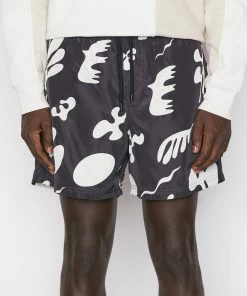 Frame-denim Nylon Active Short -- Noir Print