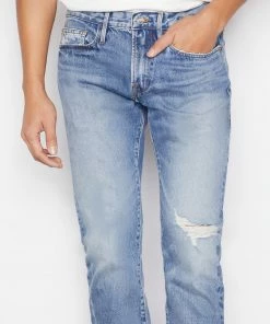 Frame-denim L'Homme Slim Degradable -- Indigo Trail Rips Men