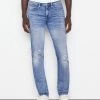 Frame-denim Men L'Homme Slim Degradable -- Blue Wave Rips