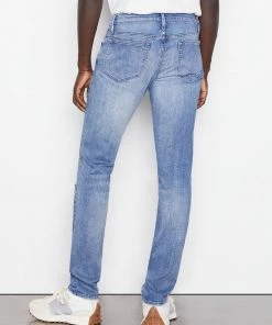 Frame-denim Men L'Homme Slim Degradable -- Blue Wave Rips