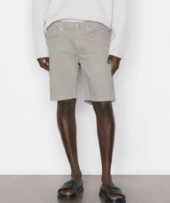 Frame-denim Men L'Homme Cut Off Short -- Grey Green