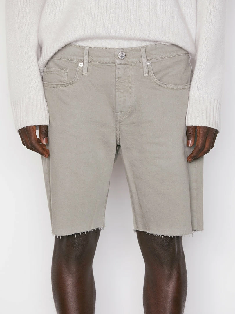 Flash Sale ✔️ Frame-denim Men L'Homme Cut Off Short -- Grey Green ⌛ 3 Frame-denim Men L'Homme Cut Off Short -- Grey Green