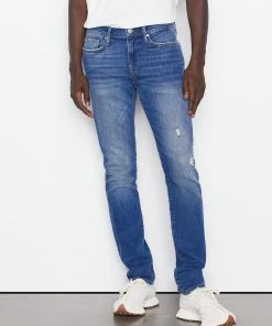 Frame-denim Men L'Homme Skinny -- Cielo