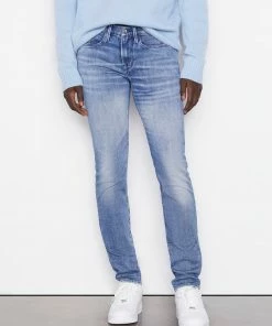 Frame-denim L'Homme Skinny Degradable -- Blue Wave