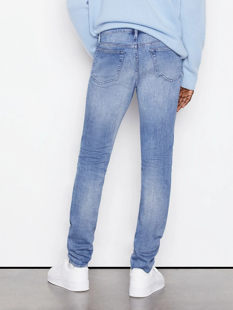 Buy 𧨠Frame-denim L'Homme Skinny Degradable -- Blue Wave ⨠4 Frame-denim L'Homme Skinny Degradable -- Blue Wave