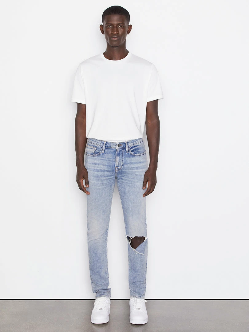 Buy π Frame-denim Men L'Homme Skinny Degradable -- Seine Destruct π 2 Frame-denim Men L'Homme Skinny Degradable -- Seine Destruct
