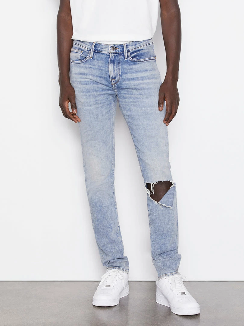 Buy π Frame-denim Men L'Homme Skinny Degradable -- Seine Destruct π 1 Frame-denim Men L'Homme Skinny Degradable -- Seine Destruct