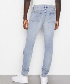Buy π Frame-denim Men L'Homme Skinny Degradable -- Seine Destruct π 7 Frame-denim Men L'Homme Skinny Degradable -- Seine Destruct