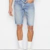 Frame-denim L'Homme Relaxed Short -- Indigo Trail Rips Men