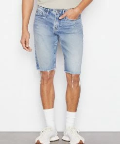 Frame-denim L'Homme Relaxed Short -- Indigo Trail Rips Men