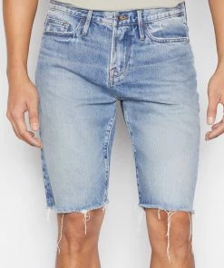 Discount π Frame-denim L'Homme Relaxed Short -- Indigo Trail Rips Men 𧨠7 Frame-denim L'Homme Relaxed Short -- Indigo Trail Rips Men