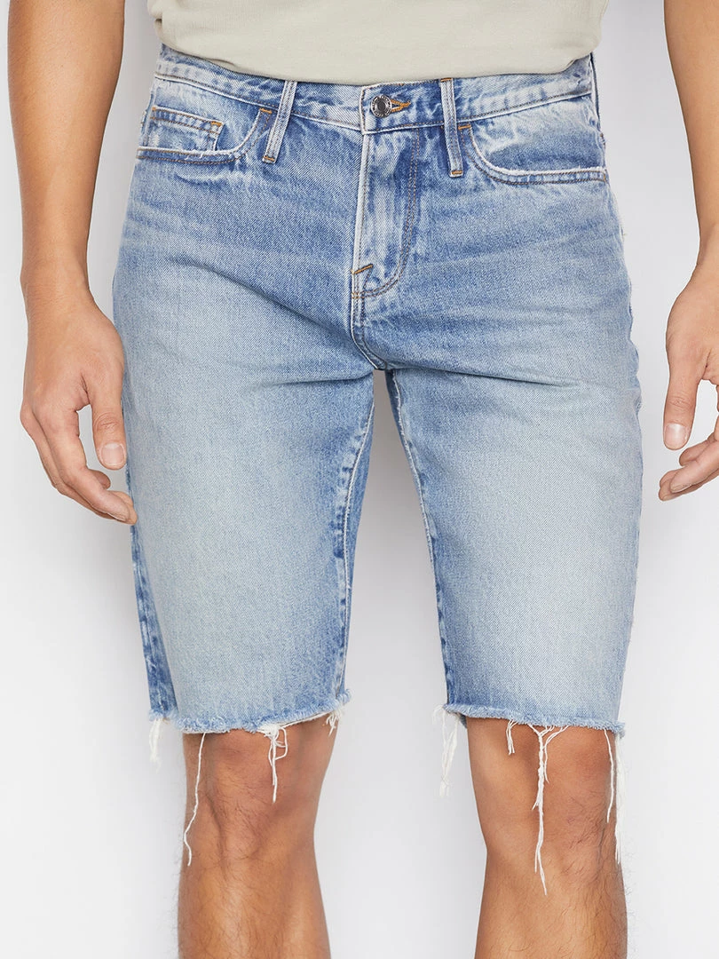 Discount π Frame-denim L'Homme Relaxed Short -- Indigo Trail Rips Men 𧨠3 Frame-denim L'Homme Relaxed Short -- Indigo Trail Rips Men