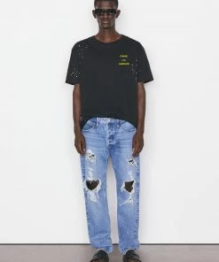 Frame-denim Relaxed Straight Biodegradable -- Bali Destruct Men