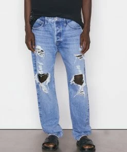 Frame-denim Relaxed Straight Biodegradable -- Bali Destruct Men
