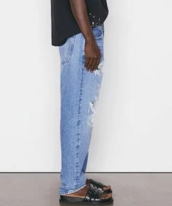 Frame-denim Relaxed Straight Biodegradable -- Bali Destruct Men