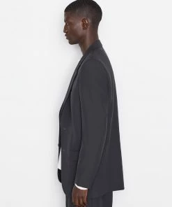 Frame-denim Italian Wool Blazer -- Shadow Grey