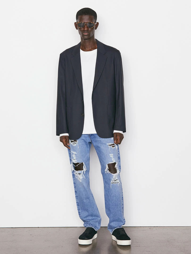 Discount π€© Frame-denim Unstructured Wool Blazer -- Dark Navy Men 𧨠2 Frame-denim Unstructured Wool Blazer -- Dark Navy Men