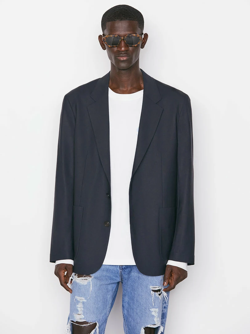 Discount π€© Frame-denim Unstructured Wool Blazer -- Dark Navy Men 𧨠1 Frame-denim Unstructured Wool Blazer -- Dark Navy Men